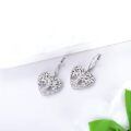 wholesale 925 Sterling Silver Filigree Tree Of Life Heart Drop Earrings-0-3