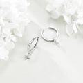wholesale 925 Sterling Silver Star Shape Dangle Drop Huggie Hoop Earrings for Women -0-3