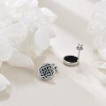 wholesale 925 Sterling Silver Round Celtic Knot Stud Earrings - Irish s for Women-0-4