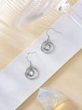wholesale 925 Sterling Silver Sporty Circle Ball Drop Earrings - Soccer/Volleyball/Basketball/Football/Tennis-0-2
