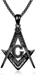 wholesale Sterling Silver Men s Necklace Masonic Memento Mori Skull Allah Viking Thor s Hammer Trident Aztec Anchor Pendant-0-3