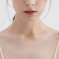 wholesale 14k Gold Mermaid Pendant With White Pearl Necklace-0-5