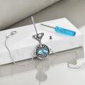 wholesale 925 Sterling Silver Abalone Shell Tree of Life Urn Bracelet for Ashes Cremation Keepsake Jewelry-0-2