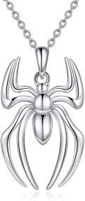 wholesale 925 Sterling Silver Spider Pendant Necklace for Women - Spidey Charm s-0-0