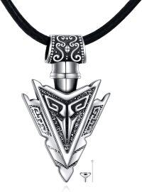 wholesale 925 Sterling Silver Arrowhead Shape Cremation Jewelry with Funnel and Fill Tool-Arrow