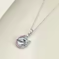 TOUPOP Sterling Silver & Stone Horse Lover Necklace Gift for Women-0-3
