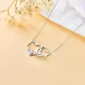 TOUPOP 925 Sterling Silver Sister Necklace, Big Sister Gifts-0-3