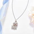 wholesale 925 Sterling Silver CZ Shih Tzu Dog Breed Pendant Necklace for Pet Lovers-0-1