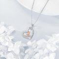wholesale 925 Sterling Silver Ski Necklace for Women - Inspirational Be Strong Be Yourself Pendant - Ideal Gift for Ski Lovers - Valentine's Day, Christmas, Mother's Day-0-2