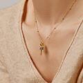 wholesale 925 Sterling Silver Mama Birthstone Charms Pendant Necklace On Beaded Chain-0-1