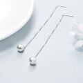 wholesale 925 Sterling Silver Drop Pearl Earring-0-3
