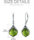 wholesale Teardrop Earrings 925 Sterling Silver Vintage Irish Celtic Natural Gemstone Dangle Earrings Jewelry Chritmas Gifts For Women Her Mom -0-5