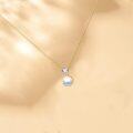 wholesale 14K Gold Morganite & Pearl Heart Necklace - Hypoallergenic, Timeless Jewelry Gift for Women-0-1