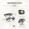 wholesale Sterling Silver & Gold Mountain Spoon Ring Vintage Nature-Inspired Adjustable Thumb Ring for Women-0-2