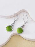 wholesale Sterling Silver Celtic Teardrop Drop Earrings Jewelry Gifts for Women-0-55