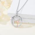 wholesale 925 Sterling Silver & Hypoallergenic Kick Sandbag Pendant Necklace for Women - 20.7mm Inspirational Sports Jewelry Gift-0-1