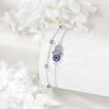 wholesale 925 Sterling Silver Evil Eye Hamsa Hand Charm Bracelet s for Women-0-1