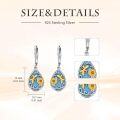 wholesale Butterlfy/dragonfly/bee/hummingbird/ladybug Earrings For Women Sterling Silver Turquoise Drop Dangle Earrings Jewelry Christmas Gifts For Women -0-4