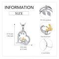 wholesale 925 Sterling Silver Dinosaur Pendant Necklace-0-4