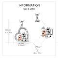 wholesale 925 Sterling Silver I Love You Forever Bull Pendant Necklace-0-1