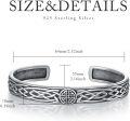 wholesale 925 Sterling Silver Celtic Knot Bracelet for Men-0-3
