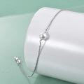 wholesale 925 Sterling Silver Pearl Charm Anklet for Women and Teen Girls-0-2