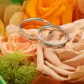TOUPOP Sterling Silver Moissanite Couples Rings Wedding Band Sets-0-2