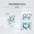 wholesale 925 Sterling Silver Aquarius Heart Stud Earrings for Women Astrology Gift-0-5