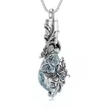 wholesale 925 Sterling Silver Crystal Butterfly Cremation Pendant Necklace Wholesale for Ashes Memory Keepsake Jewelry-0-0