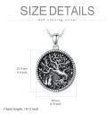 wholesale TOUPOP Pet Dog Necklace Sterling Silver Tree Of Life 2 Dogs Pendant Animal Jewelry Gifts For Animal Lovers Christmas Xmas Birthday Gifts For Her Women Mom Grandma -0-4