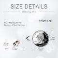 wholesale 925 Sterling Silver Cow Stud Earrings - Adorable Farm Animal Jewelry for Women-0-3