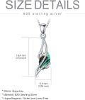 wholesale Sterling Silver Gemstone Pendant Necklace for Women Fine Jewelry Gift-0-46