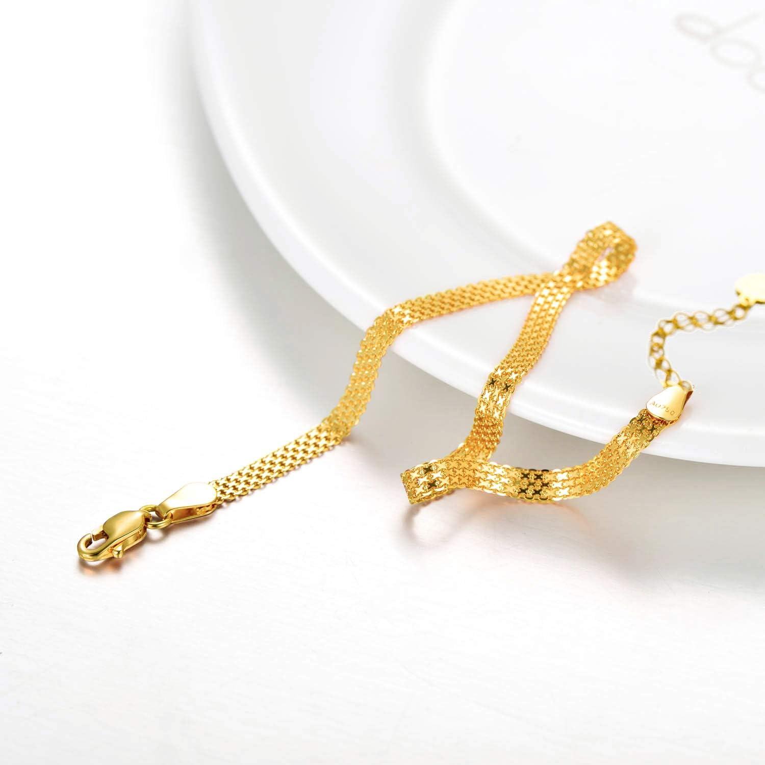 wholesale 14K Gold Filled Thin Cable Anklet Minimalist Fine s for Her-0-3