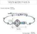 wholesale  925 Sterling Silver Celtic Cross Bracelet with Irish Abalone Design - Hypoallergenic, Nickel-Free, Gift Box Included-0-3