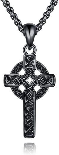 wholesale 925 Sterling Silver Celtic Knot Cross Pendant - Religious  for Him & Her-Celtic Cross