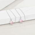 wholesale 925 Sterling Silver White Pearl Threader Drop Dangle Earrings for Women-0-14