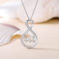 wholesale Sterling Silver Angel Number Necklace Hypoallergenic Spiritual Pendant Gift for Women-0-1
