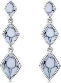 wholesale  Sterling Silver Crystal Butterfly Dragonfly Bee Dangle Drop Earrings -H2-Marble