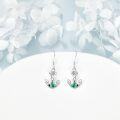 wholesale 925 Sterling Silver Anchor Heart Dangle Earrings Sea Life Gift for Her-0-4