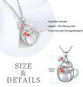 wholesale 925 Sterling Silver Bunny in Mug Pendant Necklace for Girls' Gifts-0-3