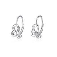 wholesale 925 Sterling Silver Leo Zodiac Sign Leverback Dangle Earrings for Women Girls -(7\/23-8\/22) Leo Earrings