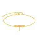 TOUPOP 14K Gold Crystal Dragonfly Bracelets For Women-0-0