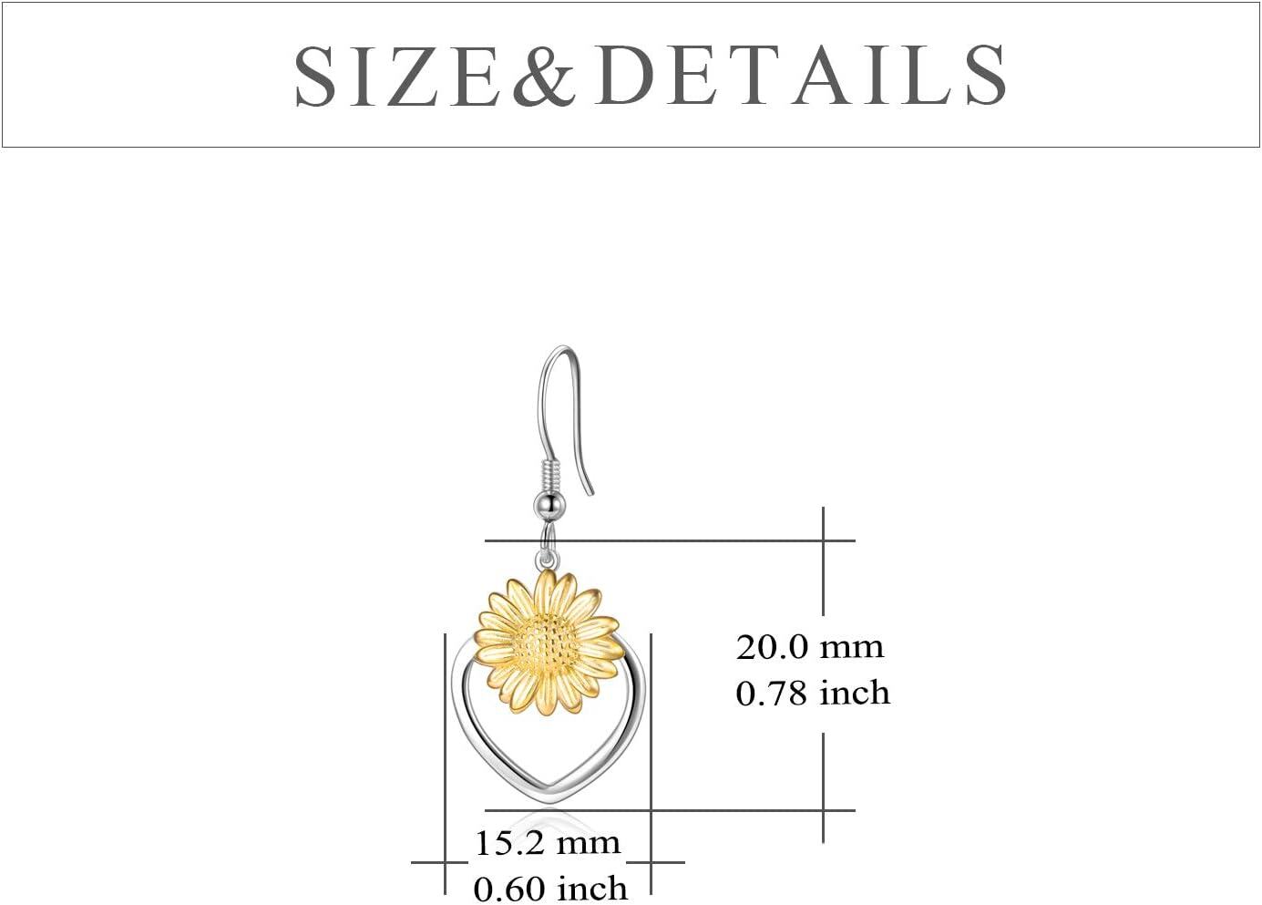 925 Sterling Silver Multicolor Floral Leverback Earrings-0-5