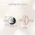 wholesale Sterling Silver Hypoallergenic Lightweight Twisted Hoop Earrings with Click Top-0-9
