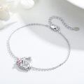 wholesale 925 Sterling Silver Birthstone Bracelet for Women Celtic Charm Jewelry Gift-0-4