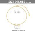 wholesale 14K Gold Crystal Cat Charm Bracelet for Women (0.23ct)-0-2