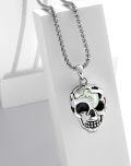 wholesale  Glowing Skull Head Pendant Necklace-0-5