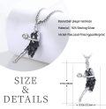 wholesale 925 Sterling Silver Basketball Player Pendant Necklace for Women and Men - Graduation Gift Idea-0-1