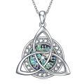 wholesale 925 Sterling Silver Viking Vegvisir Shield Necklace Pendant-0-0