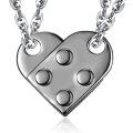 wholesale 925 Sterling Silver Heart Puzzle Box Necklace For Kids Teens-0-0